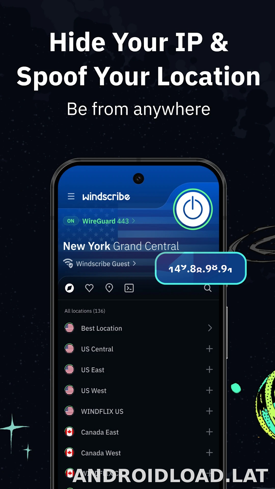 Windscribe скриншот 5